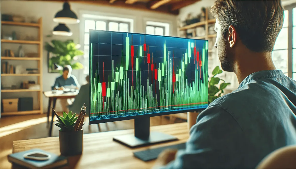 Multi-bar pattern generator producing rows of candlestick bar patterns.